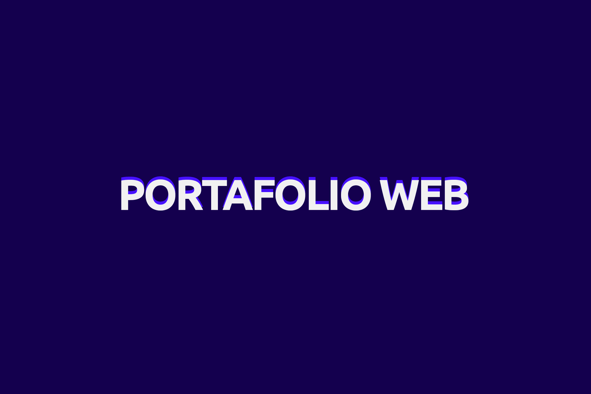 Portafolio web